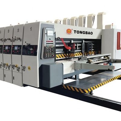 Máquina de fechamento de impressora flexopintada de cor única para produção de cartão corrugado de 40000 kg