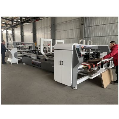 Máquina de colagem automática de caixas onduladas de papelão e máquina de colagem para caixas de cartão
