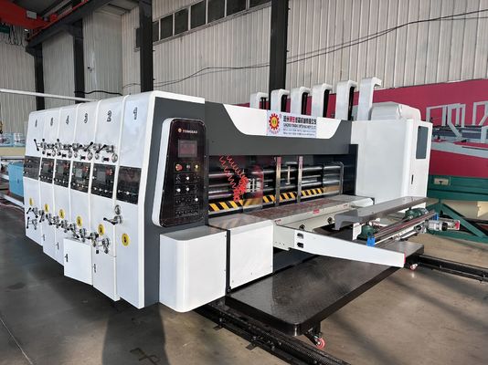 Máquina de corte de placa flexível para fabricação de caixas de pizza