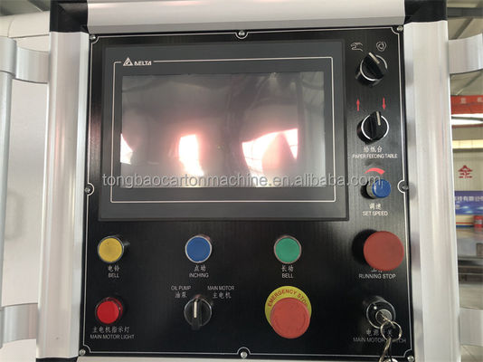 Cortador de matriz de piso plano e criador semiautomático de 380V para a plataforma de cartão ondulado MY