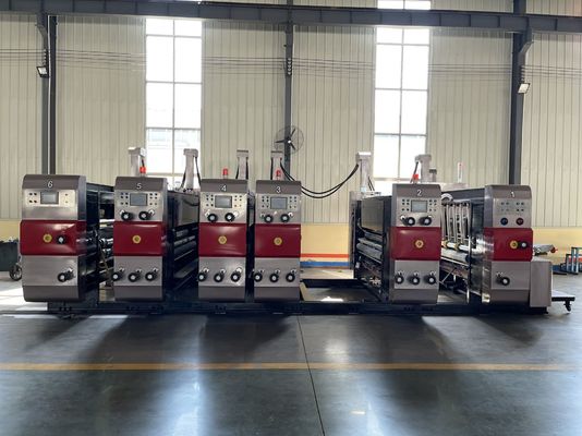 Máquina de impressão para caixas de cartão corrugadas