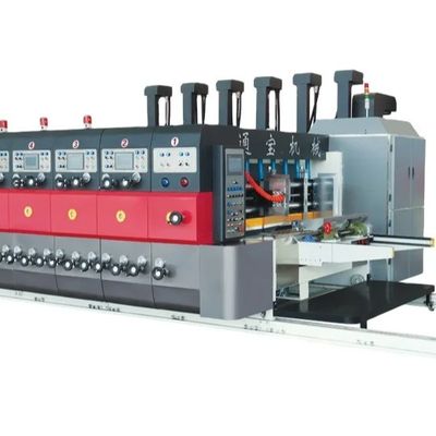 Advanced Corrugated Carton Box Flexo Two Colour Printer Slotter Rotary Die Cutter Machine