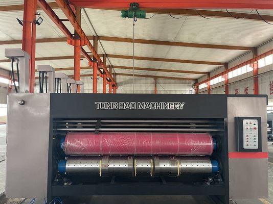 Advanced Corrugated Carton Box Flexo Two Colour Printer Slotter Rotary Die Cutter Machine