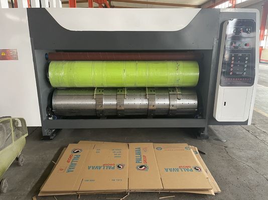 Advanced Corrugated Carton Box Flexo Two Colour Printer Slotter Rotary Die Cutter Machine