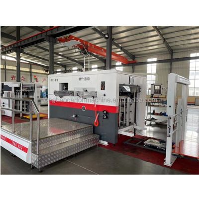 Máquina semiautomática de corte e esboçamento de cartuchos ondulados grossos