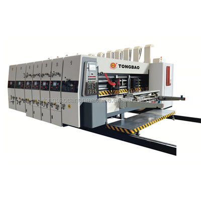 11000 PCS/H Caixa de cartão Flexo Impressão Slotting Rotary Die Cutting Vibration Stacker Machine