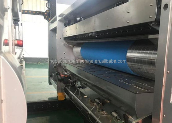 Impressora de cartucho de 60 mm de alimentação automática rotativa de corte por die Slotter Folder Gluer para caixa ondulada