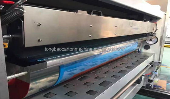 60000 KG Auto Impressão Die Cutter Slotter Pizza Box Making Glueing Bundling Machine Linha de produção