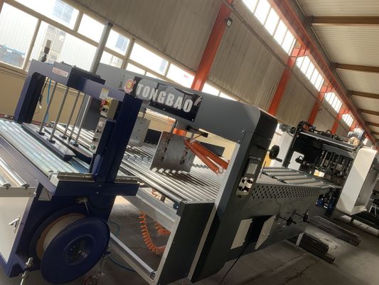 FFG Transferência de vácuo automática Impressão flexográfica Slotting Die Cutting Folding Glueing Strapping Machine
