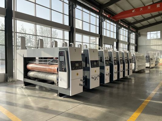 180000 KG Corrugador automático de alta velocidade Flexo Quatro impressora de cores Diecutter Shacker