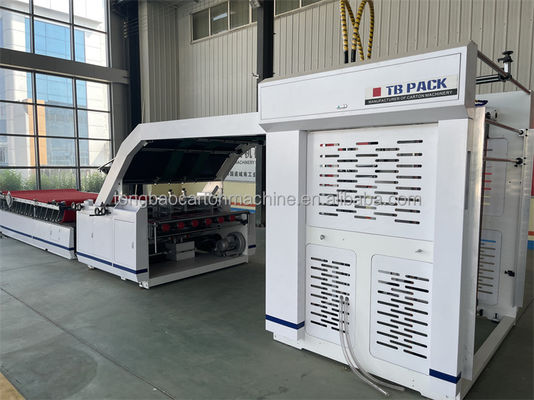Máquina de laminação de flauta para fabricação de caixas de cartão
