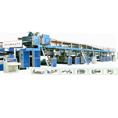 120 m/min 5 Ply 2200mm caixa de cartão de frutas Machine Making Corrugation Line para a produção