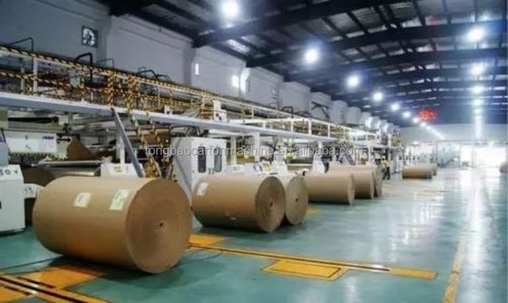 120 m/min 5 Ply 2200mm caixa de cartão de frutas Machine Making Corrugation Line para a produção