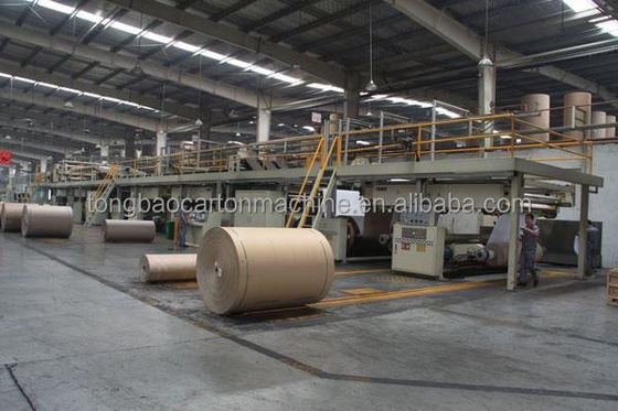 Cartões Tipo de embalagem Cartão ondulado Equipamento de fabricação 3/5/7 Linha de produção de camadas