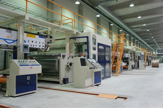 Cartões Tipo de embalagem Cartão ondulado Equipamento de fabricação 3/5/7 Linha de produção de camadas