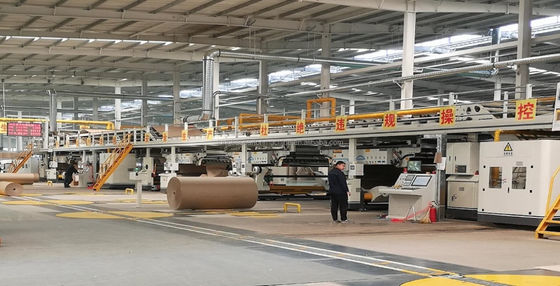 Cartões Tipo de embalagem Cartão ondulado Equipamento de fabricação 3/5/7 Linha de produção de camadas