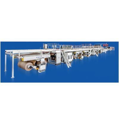 Linha de produção de cartão ondulado de caixa de cartão de 3 camadas e 5 camadas para as necessidades dos clientes