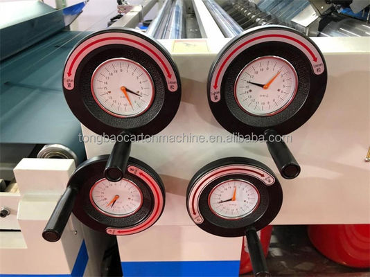 Máquina de laminação de papel ondulado com motor elétrico