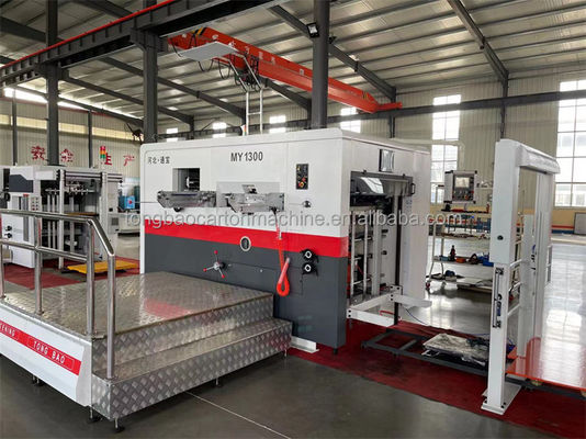 Máquina de corte de cartão de papel Função automática de corte de matriz corrugada e criado