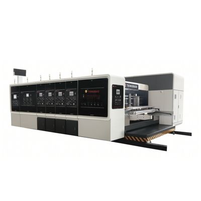 40000 KG High Definition Flexo Printing Slotting Rotary Die Cutting Machine para caixa de cartão ondulado