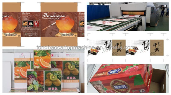 40000 KG High Definition Flexo Printing Slotting Rotary Die Cutting Machine para caixa de cartão ondulado