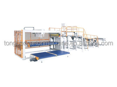 Linha de produção de caixas corrugadas automáticas de 5 camadas de alta velocidade de 180 m/min para fabricação de caixas de 3 camadas