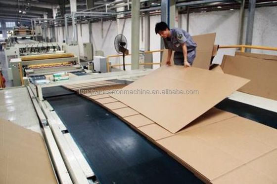 Linha de produção de caixas corrugadas automáticas de 5 camadas de alta velocidade de 180 m/min para fabricação de caixas de 3 camadas