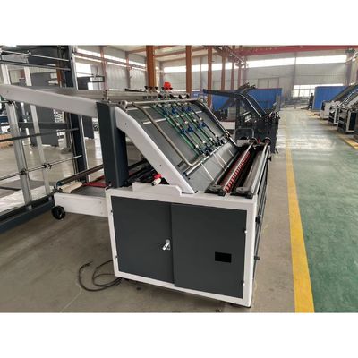 60 m/min Máquina de laminação semiautomática de placa de flauta de faceta única para laminação