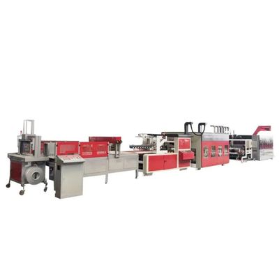 Impressora automática de 1200 mm, cortadora de matrizes com cola de pasta em linha