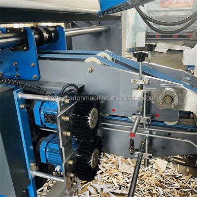 Impressora automática de 1200 mm, cortadora de matrizes com cola de pasta em linha