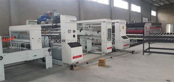Impressora automática de 1200 mm, cortadora de matrizes com cola de pasta em linha