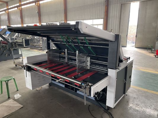 Máquina de laminação semiautomática para cartão ondulado