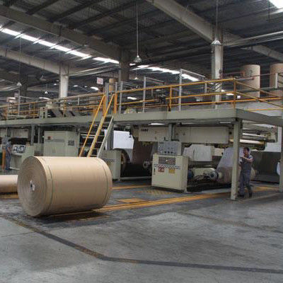 Máquina de cartão ondulado de flauta totalmente automática para caixa de cartão ondulado