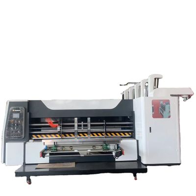 Máquina de fabricação de caixas onduladas com tensão 220/380/440V e funções de impressão/corte