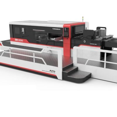 Máquina de corte automática de papelão de cama plana a descascar com descascagem 1650