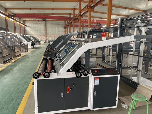 Máquina de laminação de cartão ondulado semiautomática, de tipo acionado por electricidade