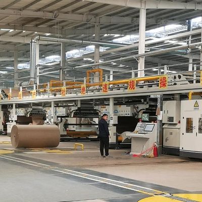 Linha automática de produção de cartão ondulado de 3 5 7 camadas