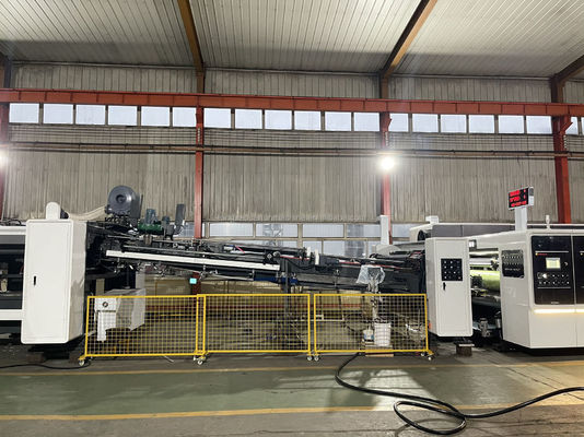 Linha de ligação de máquinas de cartão totalmente automática para impressão de cartão 1500 mm 60000 KG