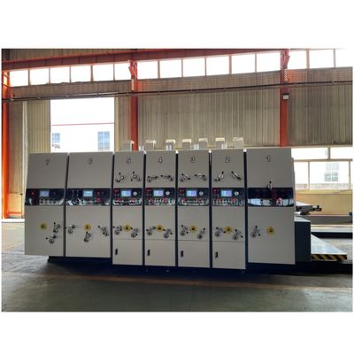 Máquina de fechamento de impressora flexopintada de cor única para produção de cartão corrugado de 40000 kg