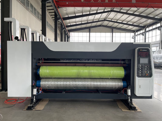 Máquina de fechamento de impressora flexopintada de cor única para produção de cartão corrugado de 40000 kg
