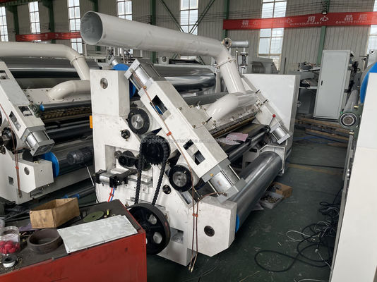 Máquina de fabricação de caixas corrugadas de papel sem dedos de faceta única para máquinas de embalagem