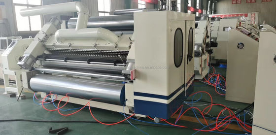 Máquina de fabricação de caixas corrugadas de papel sem dedos de faceta única para máquinas de embalagem