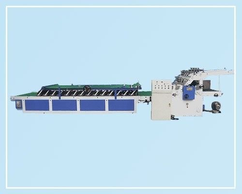 Máquina laminadora de flauta semi-automática para fácil integração na linha de produção