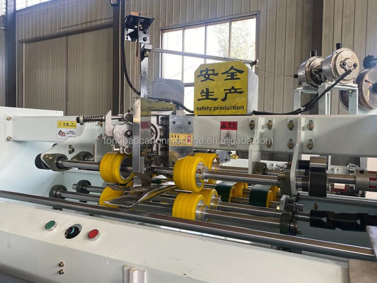 Máquina de pregar de caixas de cartão semiauto resistente para caixas onduladas