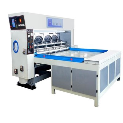 Máquina semiautomática de caixa ondulada rotativa com exigências do cliente