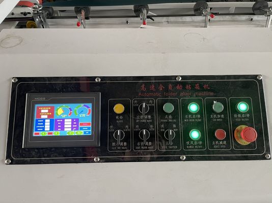 Máquina de colagem de cartão corrugado com regulação de velocidade de conversão de frequência