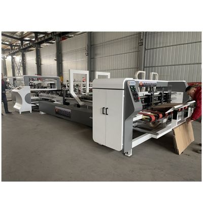 Máquina de colagem de pasta de 380 V para dobrar e colar caixas de cartão