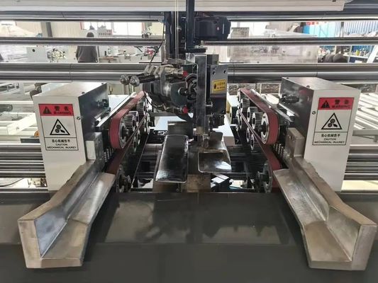 Máquina de costura semi-automática de dupla peça de alta velocidade para grafar caixas de papel onduladas