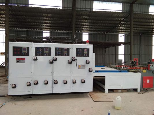 2800 mm Caixa de cartão corrugada semiautomática Máquina de impressão flexográfica