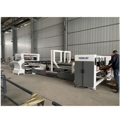 Máquina de colagem de folhas de 380 V para produção de caixas onduladas e de fechaduras